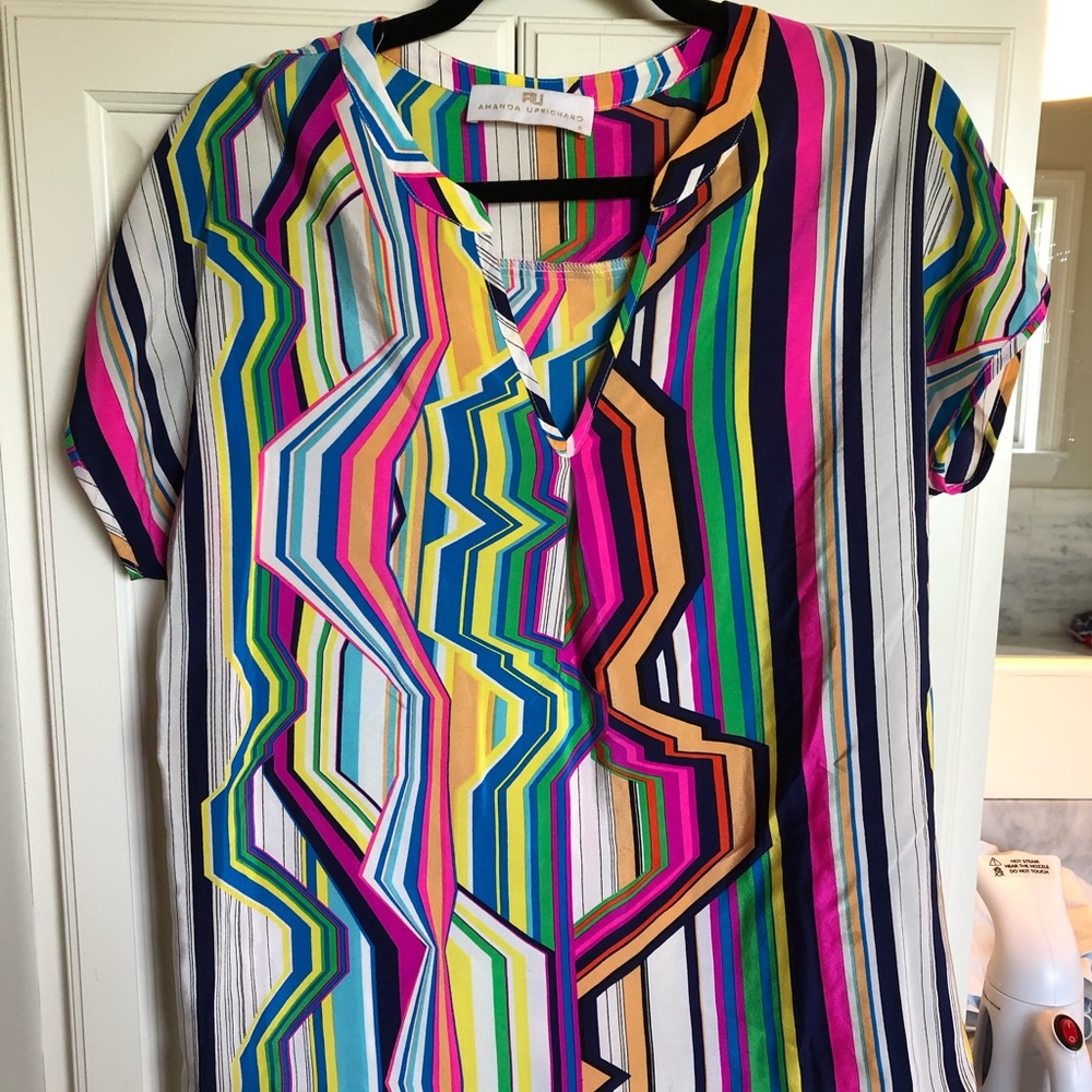 Amanda Uprichard geometric print blouse